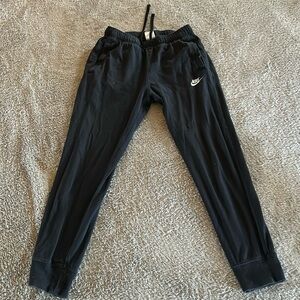 Nike black joggers